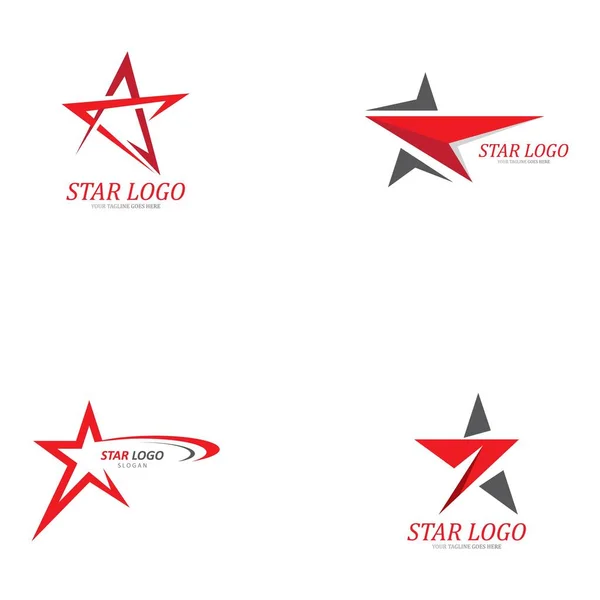 Stern Logo Vorlage Vektor Symbol Illustration — Stockvektor