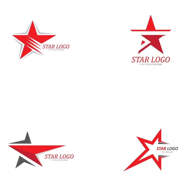 Stern Logo Vorlage Vektor Symbol Illustration — Stockvektor