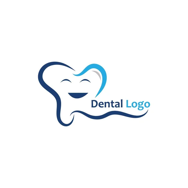 Logotipo Cuidados Dentários Vetor Símbolo —  Vetores de Stock
