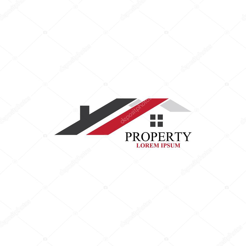 Property logo design vector icon