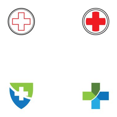 Health Medical Logo template vector illustration icon
