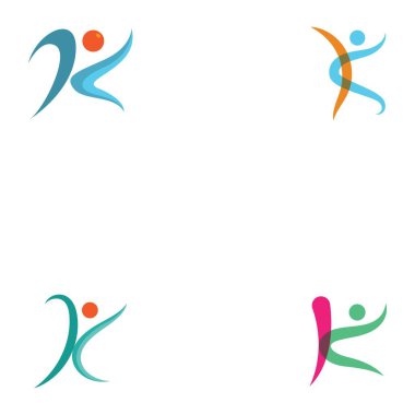 k harfi k logo tasarımı ve vektörü