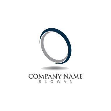  Girdap çember logosu ve semboller şablon uygulamaları