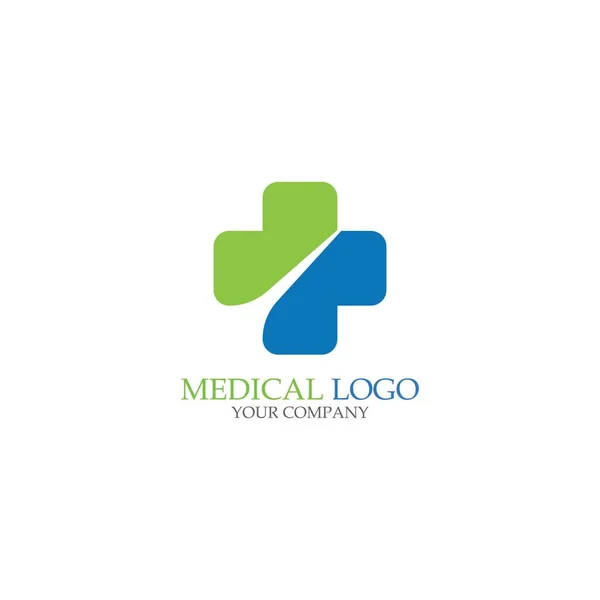 Health Medical Logo Template Vector Illustration Icon — Stok Vektör