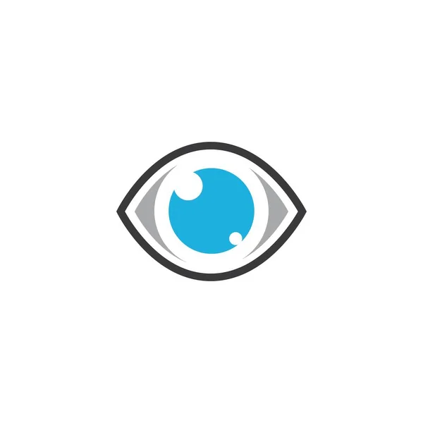 Identidad Marca Corporate Eye Care Vector Icono Diseño Del Logotipo — Archivo Imágenes Vectoriales