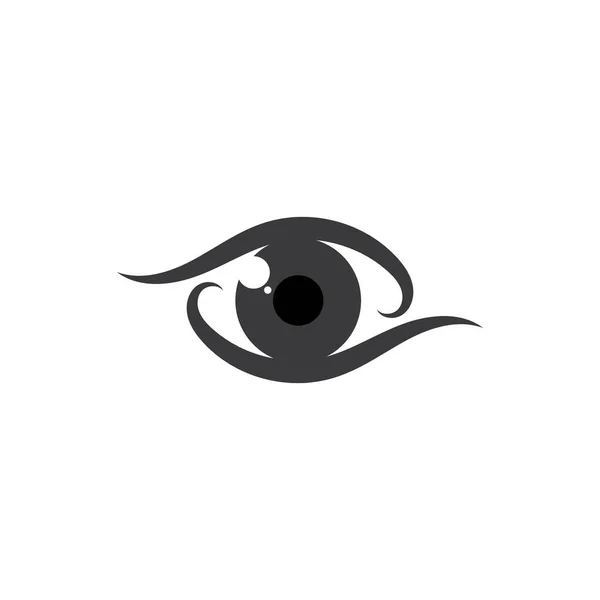 Markenidentität Corporate Eye Care Vektor Logo Design Ikone — Stockvektor