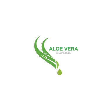Aloevera logo vector template illustration