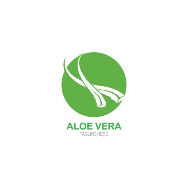 Aloevera logo vector template illustration