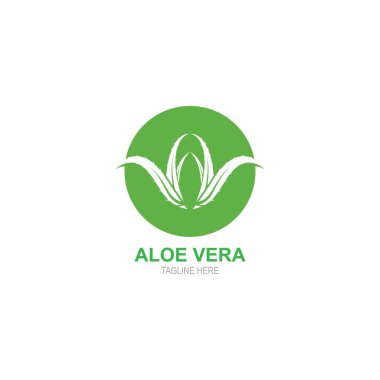 Aloevera logo vector template illustration