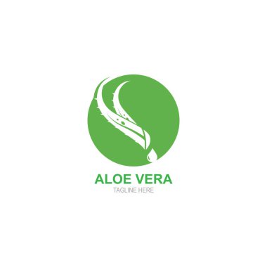 Aloevera logo vector template illustration