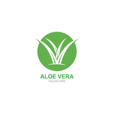Aloevera logo vector template illustration