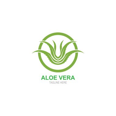 Aloevera logo vector template illustration