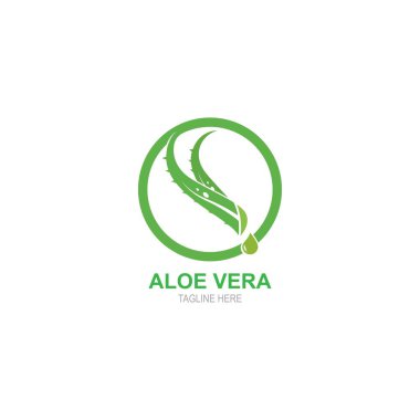 Aloevera logo vector template illustration