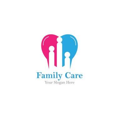  Family Care Logo Icon Design. Love Family Logo Design Template