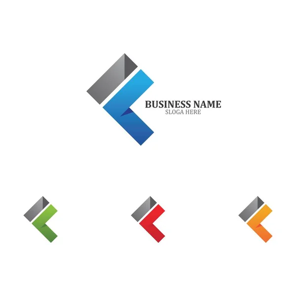 Design Ícone Vetor Modelo Logotipo Finanças Empresariais — Vetor de Stock