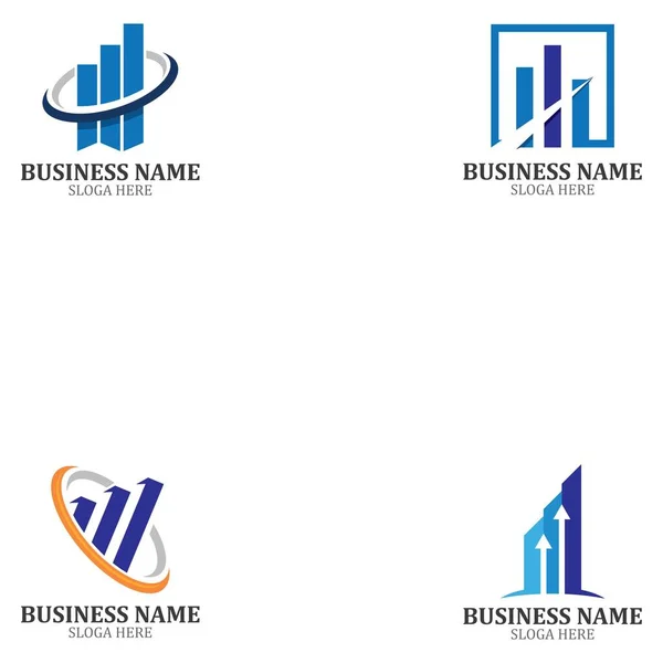 Business Finance Logo Vorlage Vektor Icon Design — Stockvektor