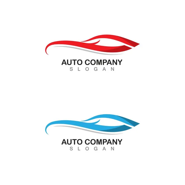 Vitesse Auto Voiture Logo Icône Modèle — Image vectorielle