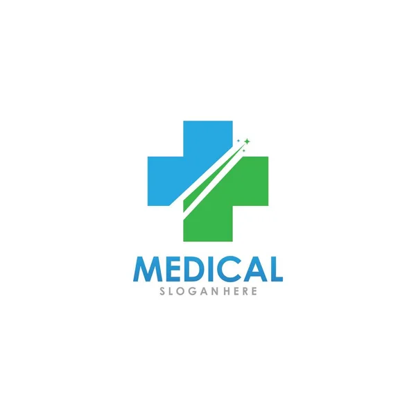 Medizinische Kreuz Kreativ Logo Vorlage Vektor Illustration Symbol — Stockvektor