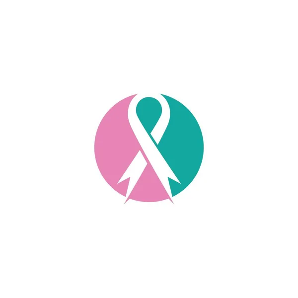Kanker Logo Template Vector Symbool Natuur — Stockvector