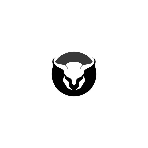 Логотип Векторный Дизайн Шлема Головы — стоковый вектор