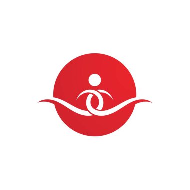 Sonsuzluk logosu ve sembol şablonu