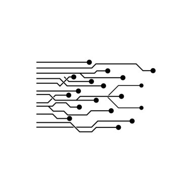 Devre vektör çizim şablonu
