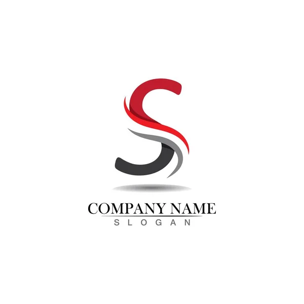 Empresa Corporativa Letra Logo Diseño Vector — Vector de stock