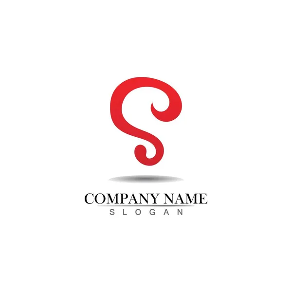 Carta Corporativa Negócios Logo Design Vector —  Vetores de Stock