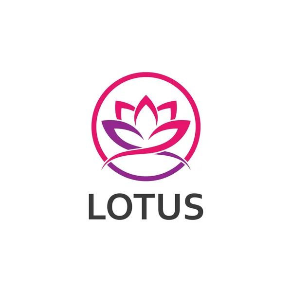 Lotus Flower Creative Logo Oder Symbol Vorlage Icon Design — Stockvektor