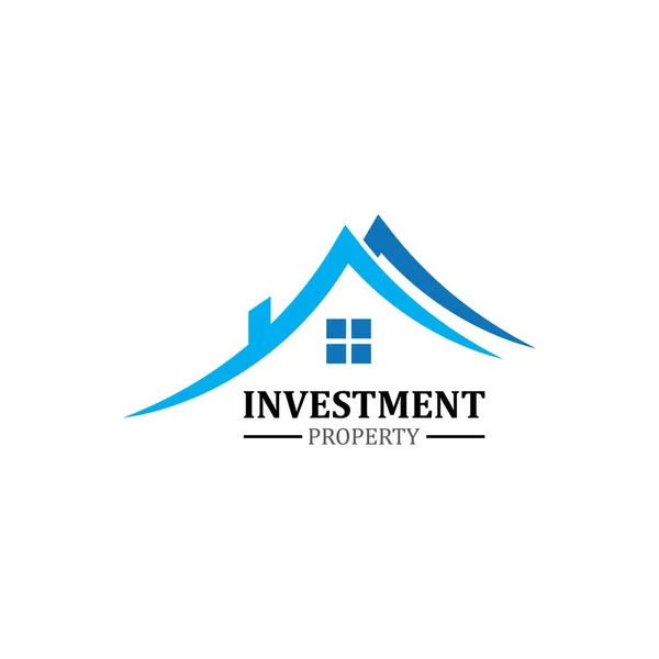 Immobilieninvestitionen Logo Logo Vorlage Für Immobilien Und Hypotheken — Stockvektor