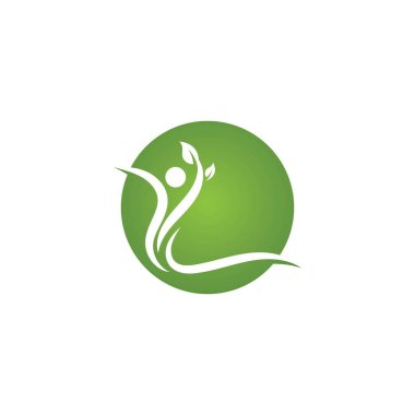 people ecology health life vector logo design icon
