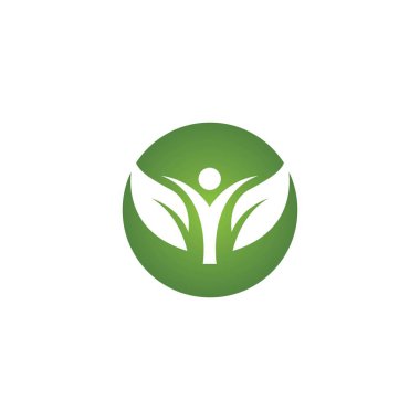 people ecology health life vector logo design icon