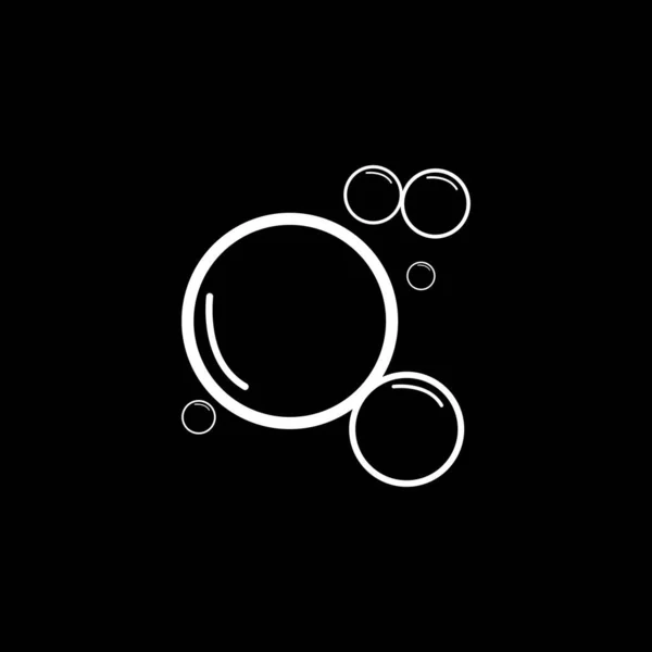 Modèle Logo Bulle Icône Vectorielle Illustration Design — Image vectorielle