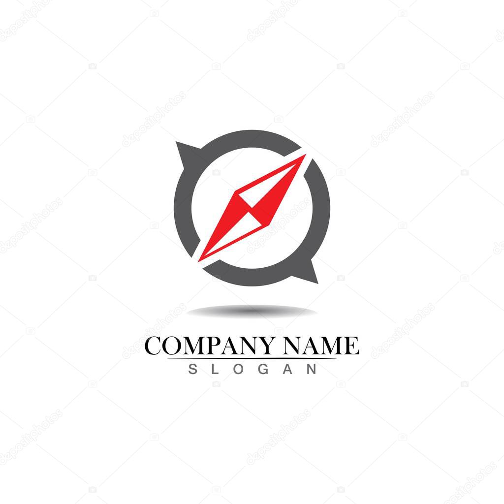 Vector - Compass signs and symbols logo