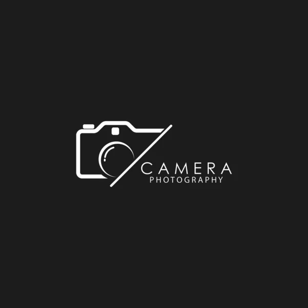 Leg Camera Fotografie Pictogram Logo Ontwerp Vector Sjabloon — Stockvector