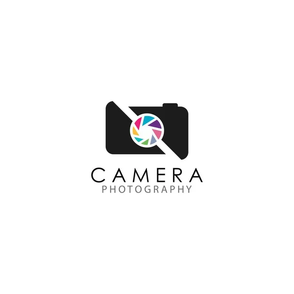 Leg Camera Fotografie Pictogram Logo Ontwerp Vector Sjabloon — Stockvector