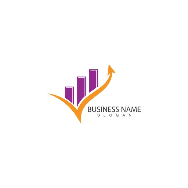 Business Marketing Financiën Idee Logo Concept Template Ontwerp — Stockvector