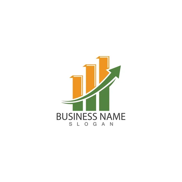 Business Marketing Financiën Idee Logo Concept Template Ontwerp — Stockvector