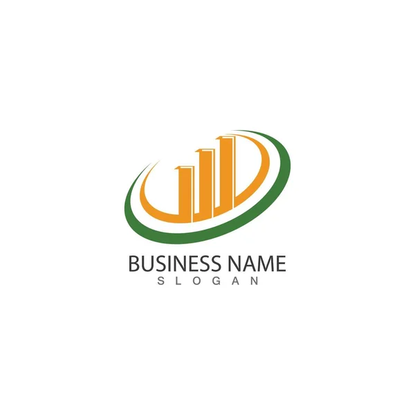 Business Marketing Finance Idée Logo Concept Modèle Design — Image vectorielle