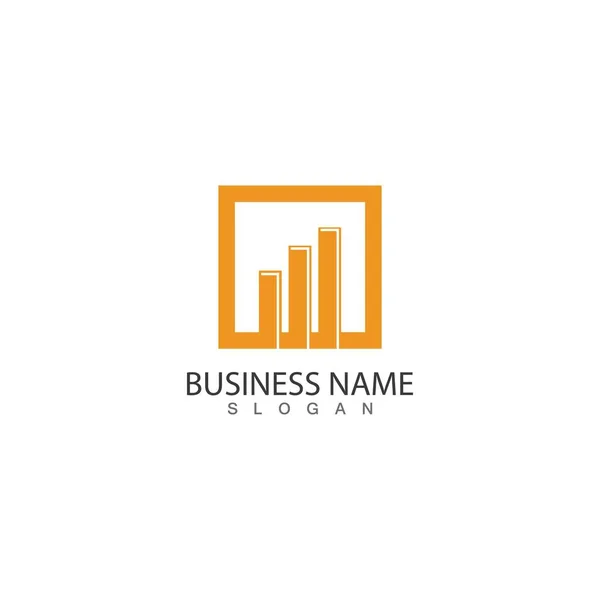Бізнес Маркетинг Фінансова Ідея Дизайну Логотипу Концепції Шаблону — стоковий вектор