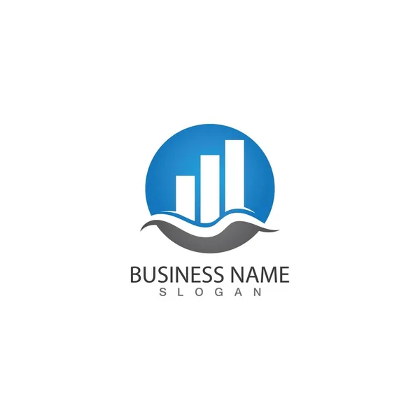 Business Marketing Finance Idea Logo Concept Template Design — Stock Vector