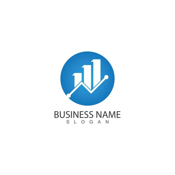 Business Marketing Finance Idea Logo Concept Template Design — Stock Vector