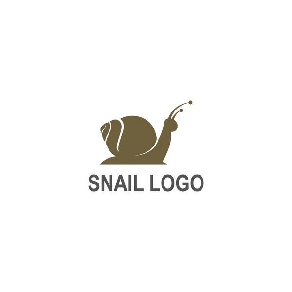 Slak Logo Creatieve Template Vector Pictogram Illustratie Ontwerp — Stockvector