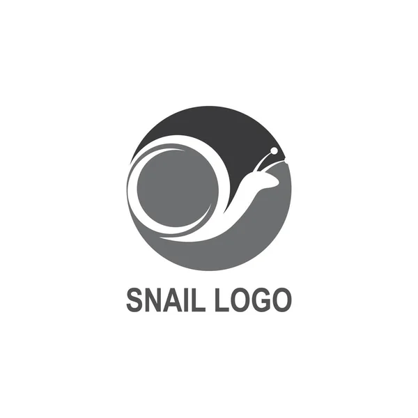 Slak Logo Creatieve Template Vector Pictogram Illustratie Ontwerp — Stockvector