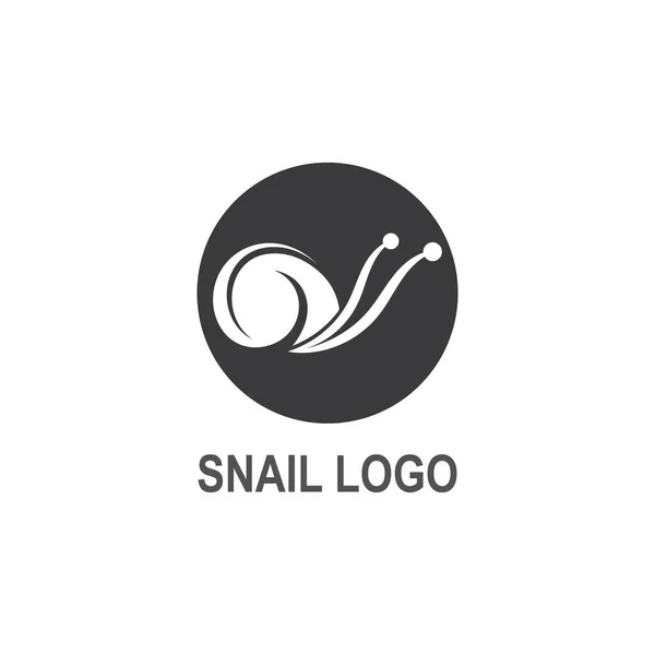 Дизайн Векторной Иконки Логотипа Улитки — стоковый вектор