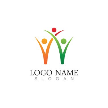 İnsanlar logo başarı şablonunu önemser