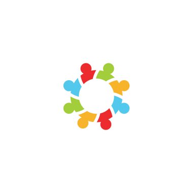 Çemberdeki İnsanların Koleksiyonu - Vektör Kavrama, Birliktelik