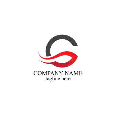 G logosu ve sembol vektör şablonu tasarımı