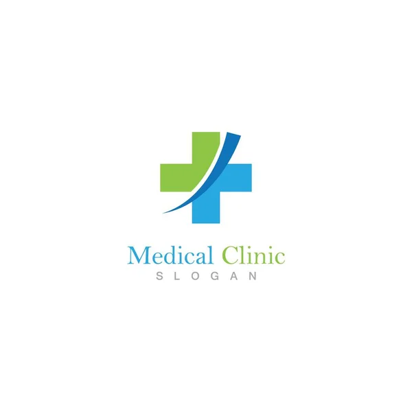 Medical Clinic Logo Design Vector Health — 스톡 벡터