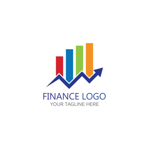 Negocios Finanzas Logotipo Profesional Plantilla Vector Icono — Vector de stock